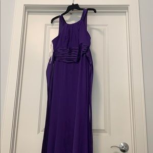Purple bridesmaid dress